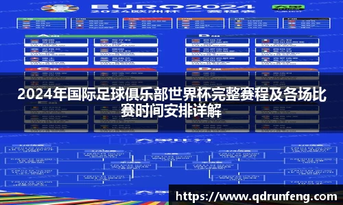 2024年国际足球俱乐部世界杯完整赛程及各场比赛时间安排详解